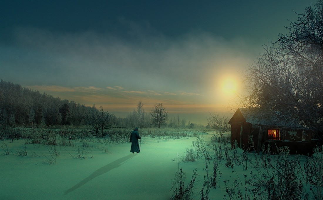 Ich bin ewigen Wanderer, die Spuren keine Reserven ....