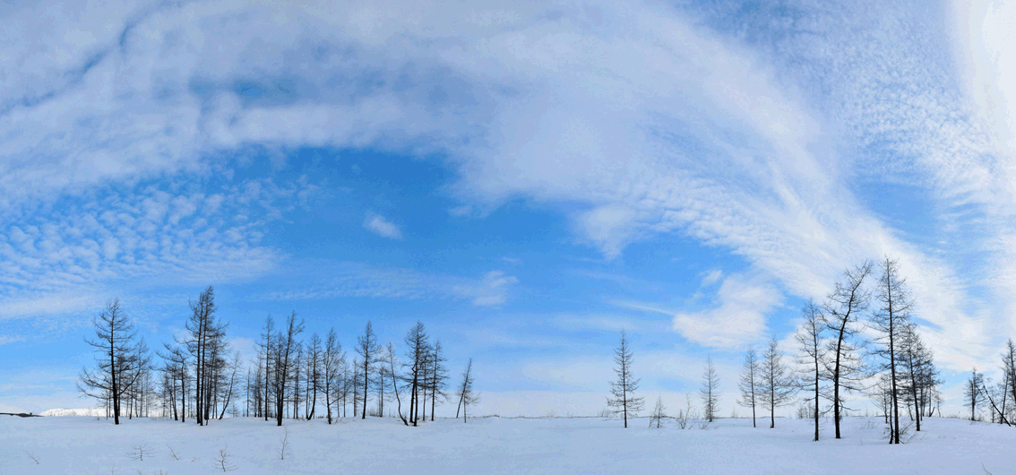 Frühlingshimmel Taimyr