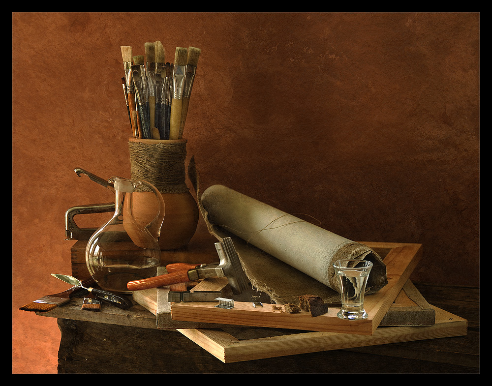 Stretching der Leinwand. Secrets Excellence