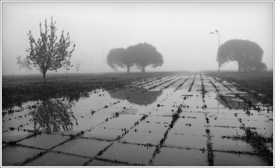 Nicht Wüstenlandschaft in der Stadt