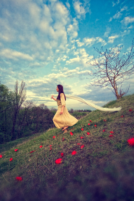 Ich bin nur ein zaghafter Schritt ....