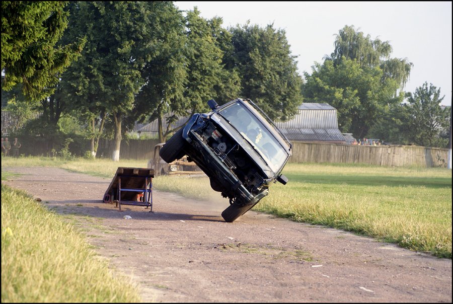 Warum sollte ein 4-Rad Antrieb, wenn man auf zwei reiten ...