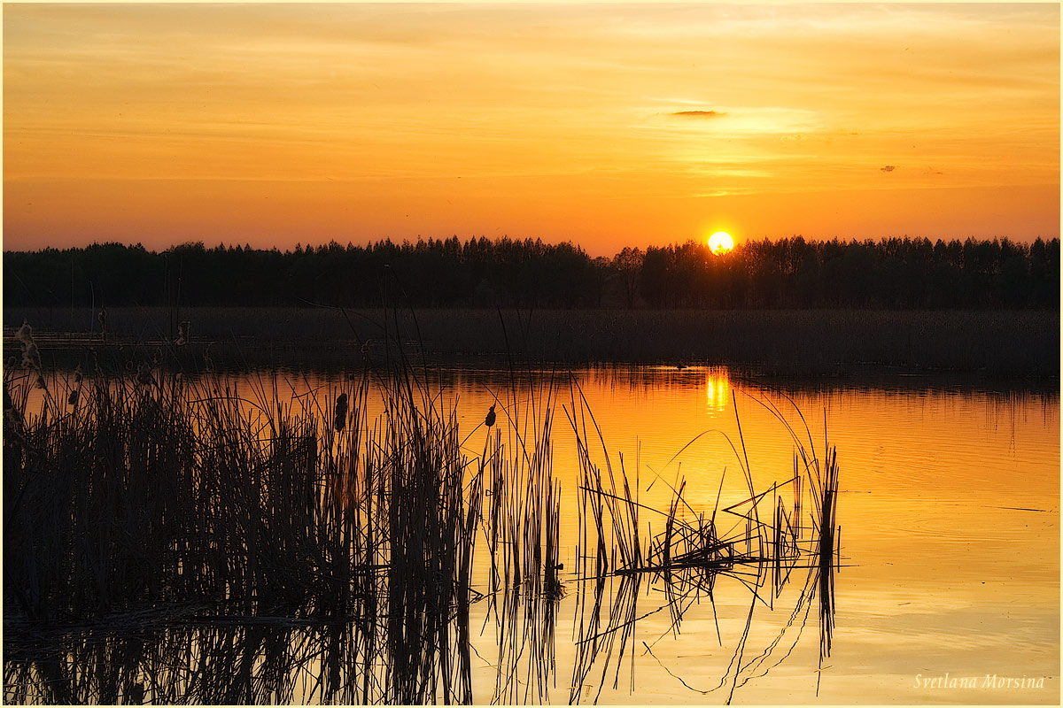 Sonnenuntergang Farben