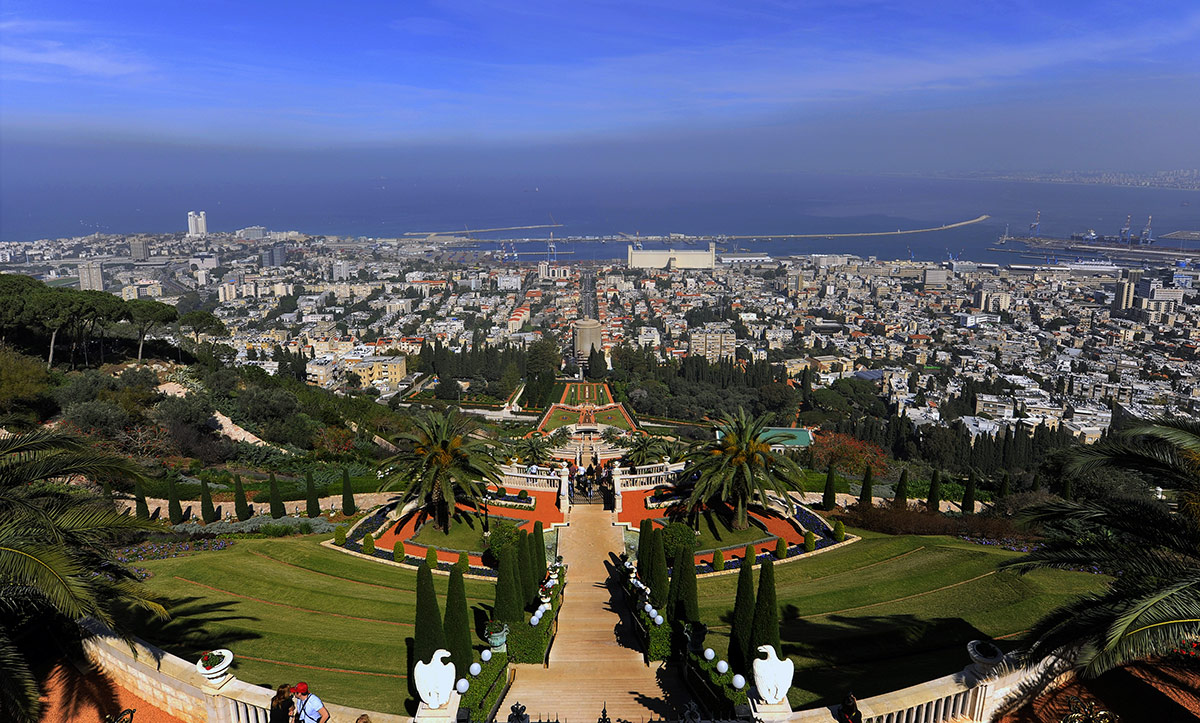 Blick vom Berg Karmel