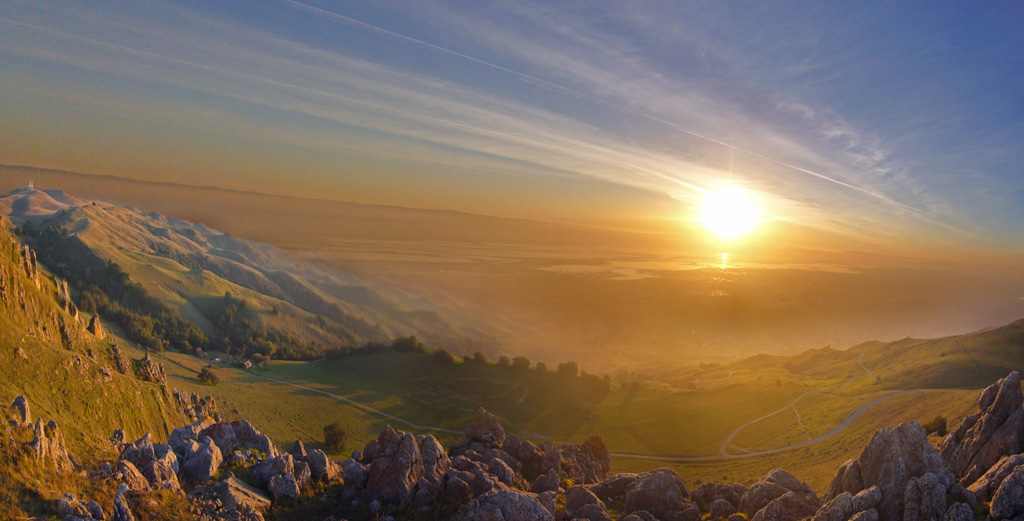 Sonnenuntergang über dem Pazifik