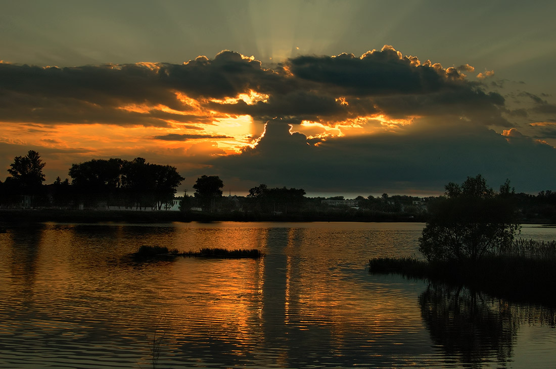 Schmachtete wunderbaren Abend