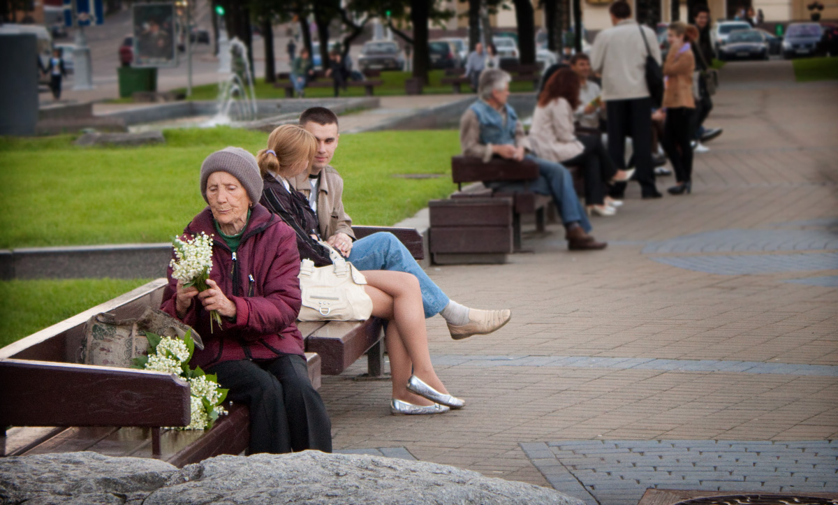 Frühling in der City