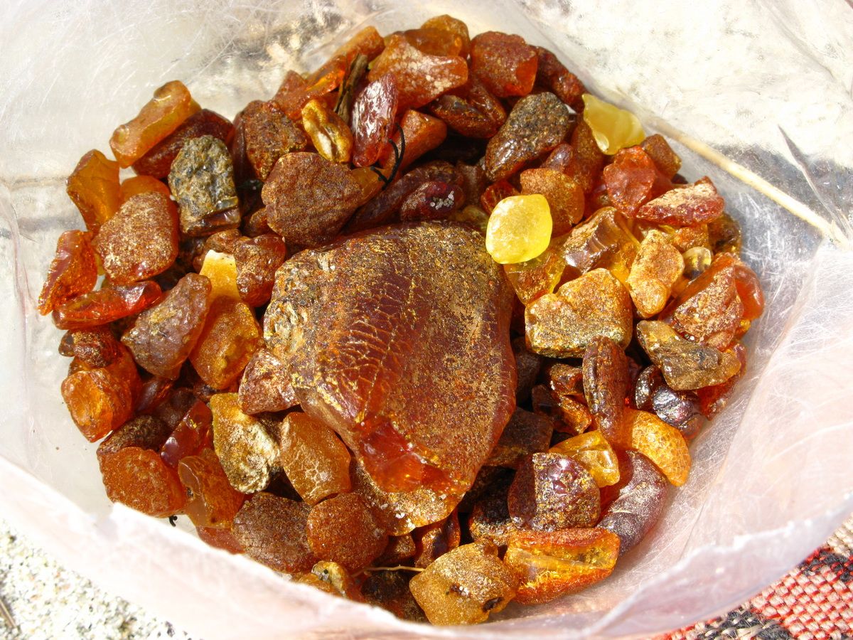 Baltischen Bernstein.