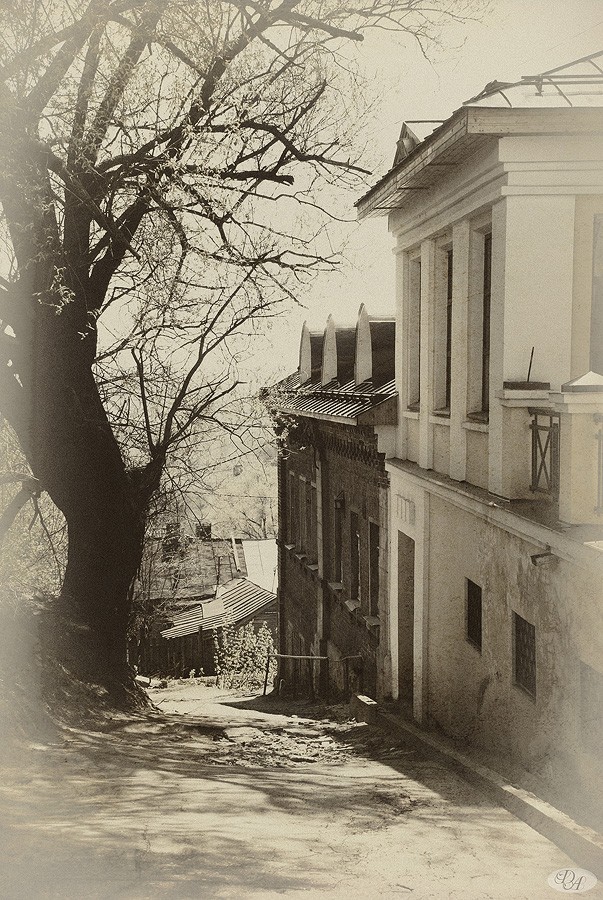 Straßen seiner Heimatstadt