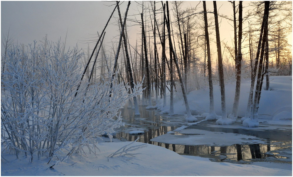 Es war Winter und der Frost war