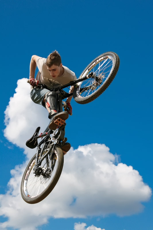 Sprung in den Himmel