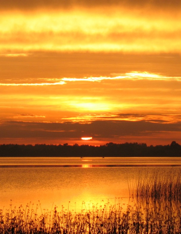 See bei Sonnenuntergang