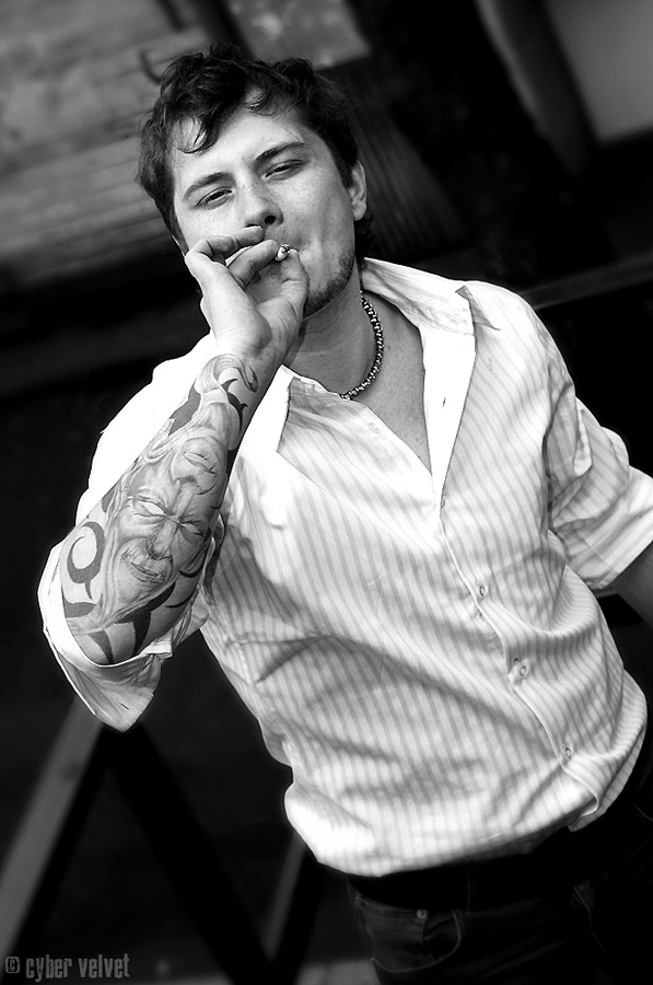 Tattoo and cigarette