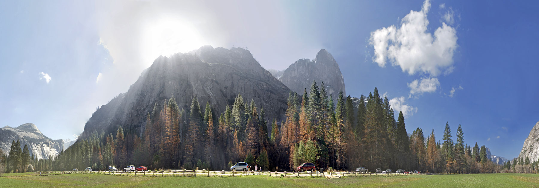 Sonne über Yosimiti