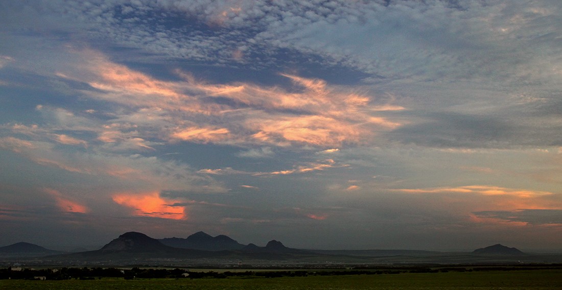 Sonnenuntergang über Pyatigorje