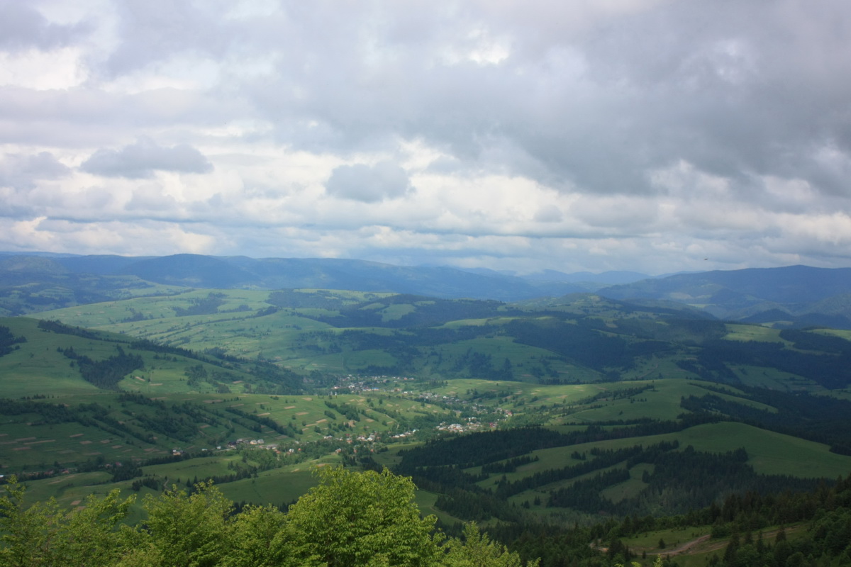 Von den Höhen der Karpaten