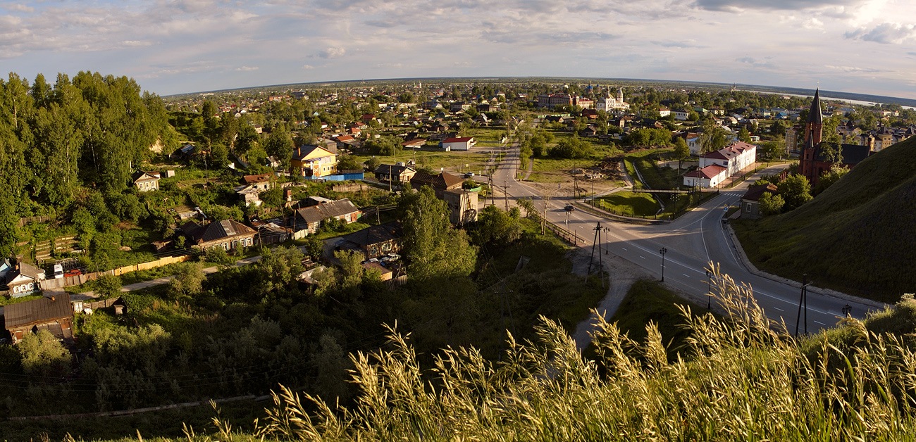 Tobolsk bei Sonnenuntergang