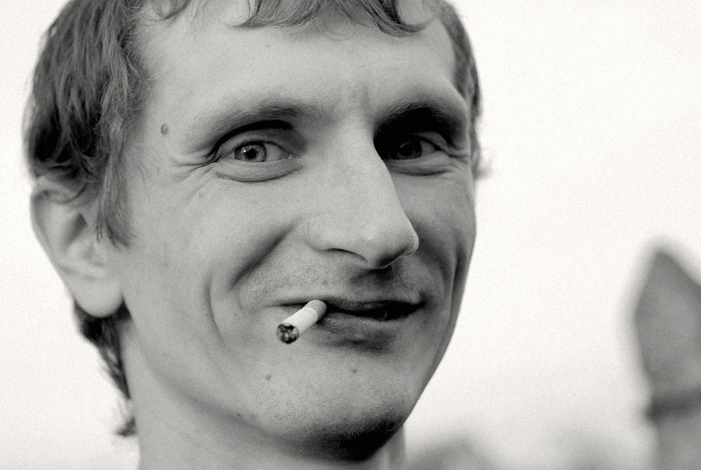 der erste Mann im Dorf ...