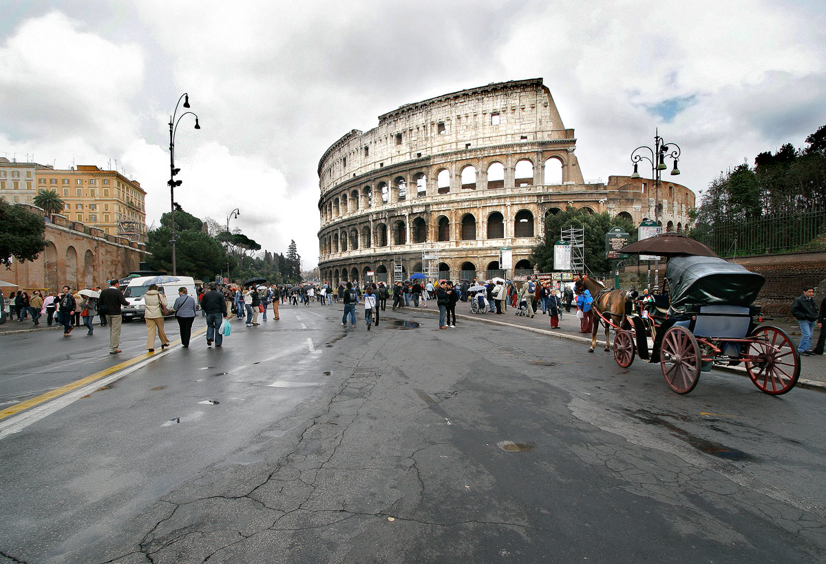 Das Kolosseum oder Flavian Amphitheater