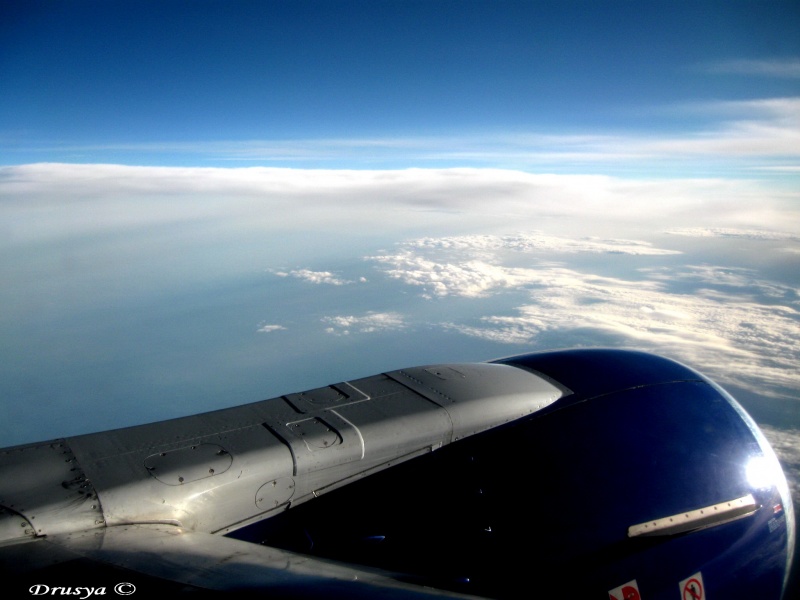 Flug in einer Höhe von ...