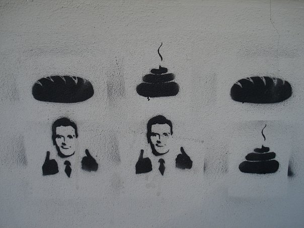 essen! auf Scheiße! wiehern!