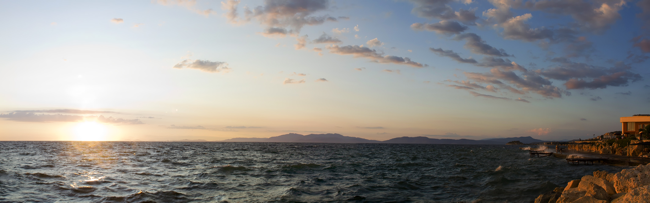 Ein unsicherer Sonnenuntergang ......... .........