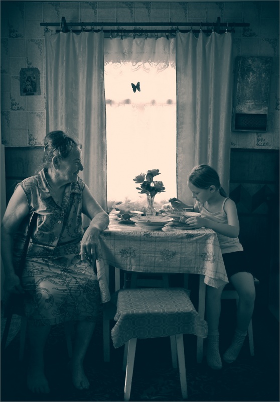 An der Kreuzung der Generationen: fürsorglich.