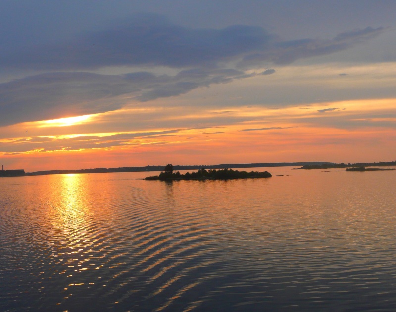 Sunset. Abendspaziergang.