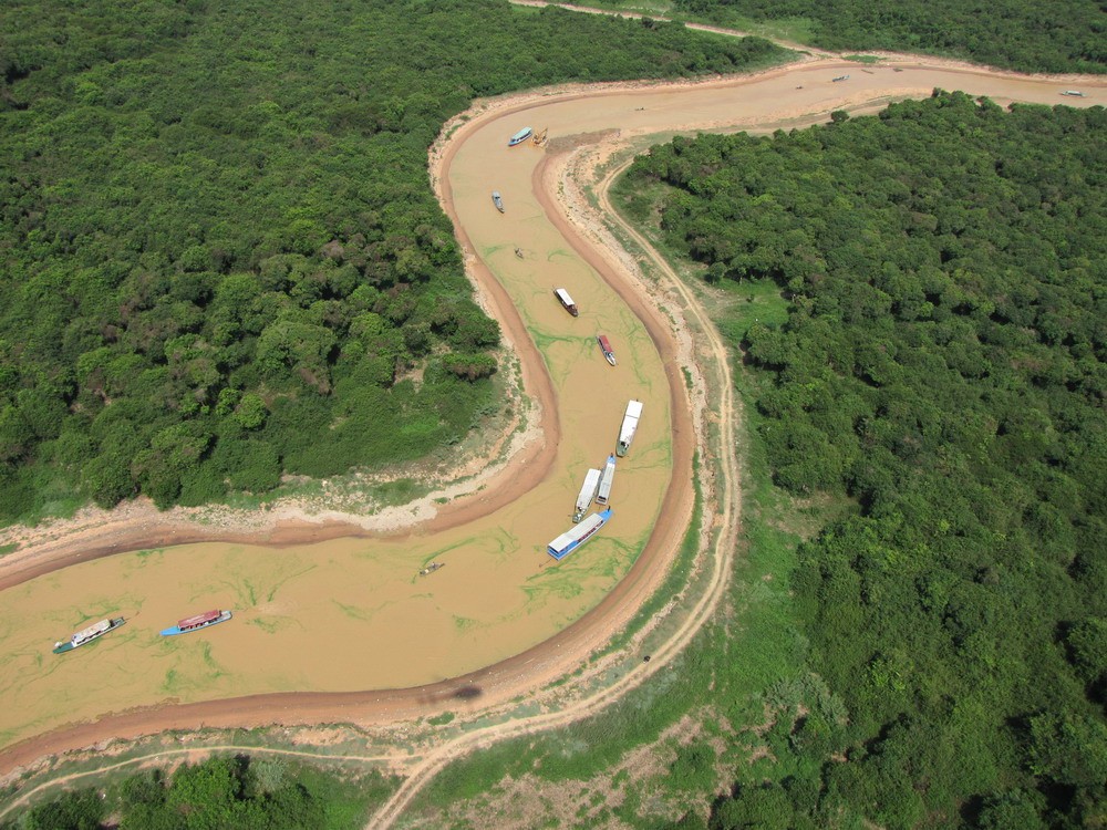 Tonle Sap Fluss-Leben