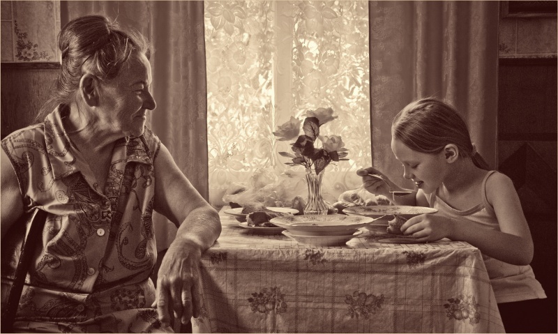 An der Kreuzung der Generationen: fürsorglich.