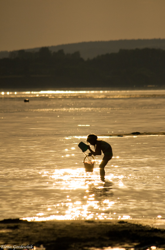 Gatherer goldenen Wasser