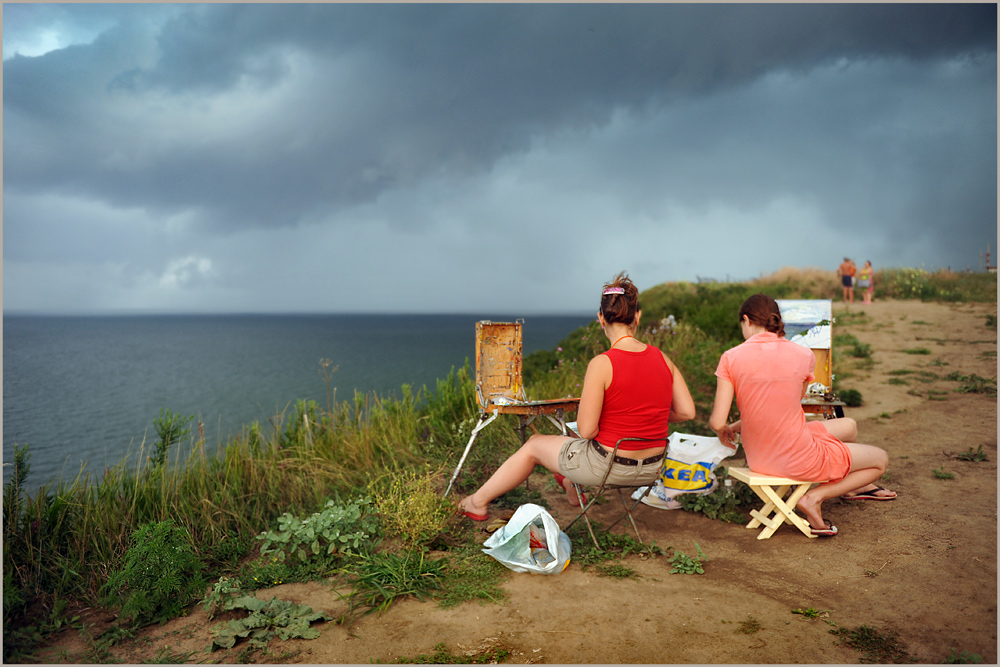 Eine Minute vor dem Sturm ...
