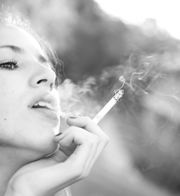 Rauchen in Bezug auf