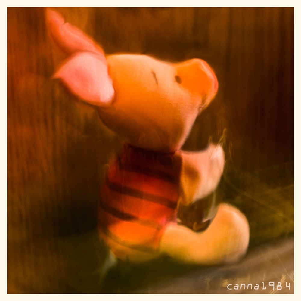 Wenn Ferkel gelernt, dass in der Welt gibt es Dinge, viel interessanter als nur ein Honig ...