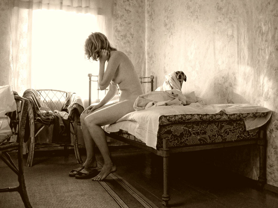 Morgen in der Hütte