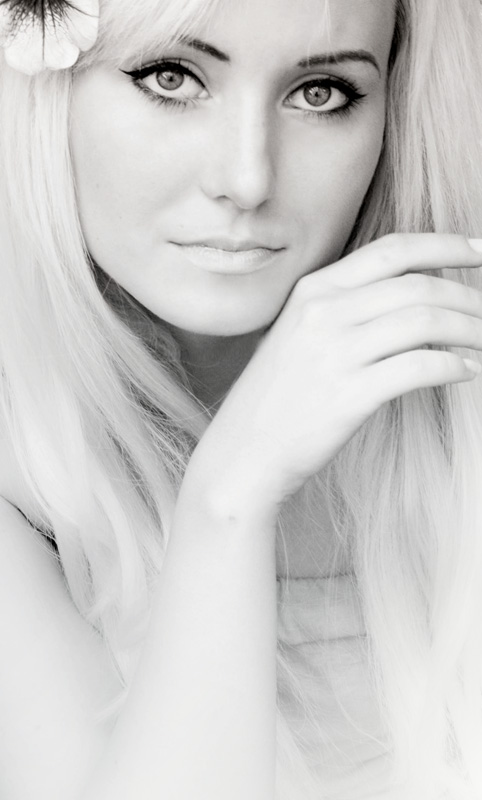 Portrait einer Blume