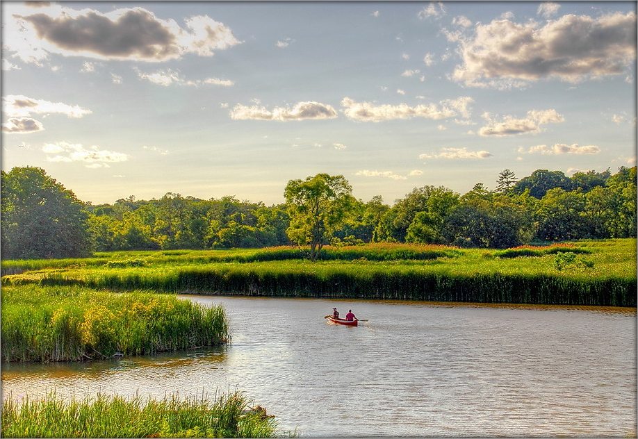 schwülen Luftspiegelungen