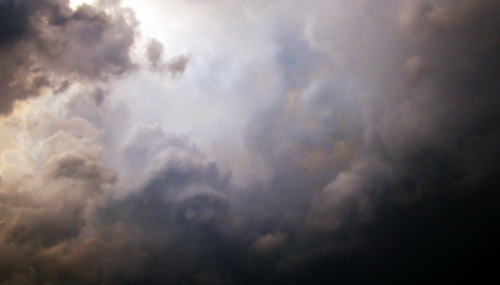 there's a light in the sky