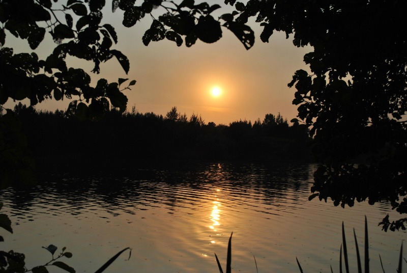 Sonnenuntergang in Herden