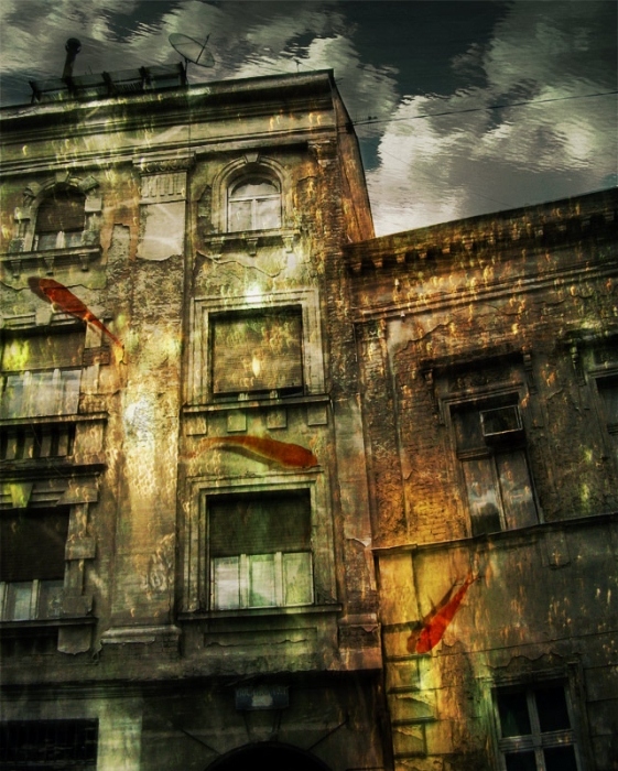 Haus ertrunken Träume