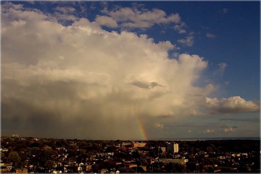 Geschichte über, wie der regen zog nach Ontario