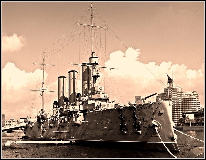 Was meinst du träumen, den Kreuzer Aurora?