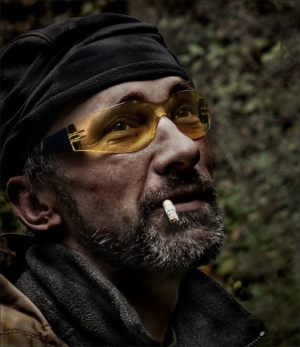 ... Sehen Sie die Sonne an einem bewölkten Tag ...