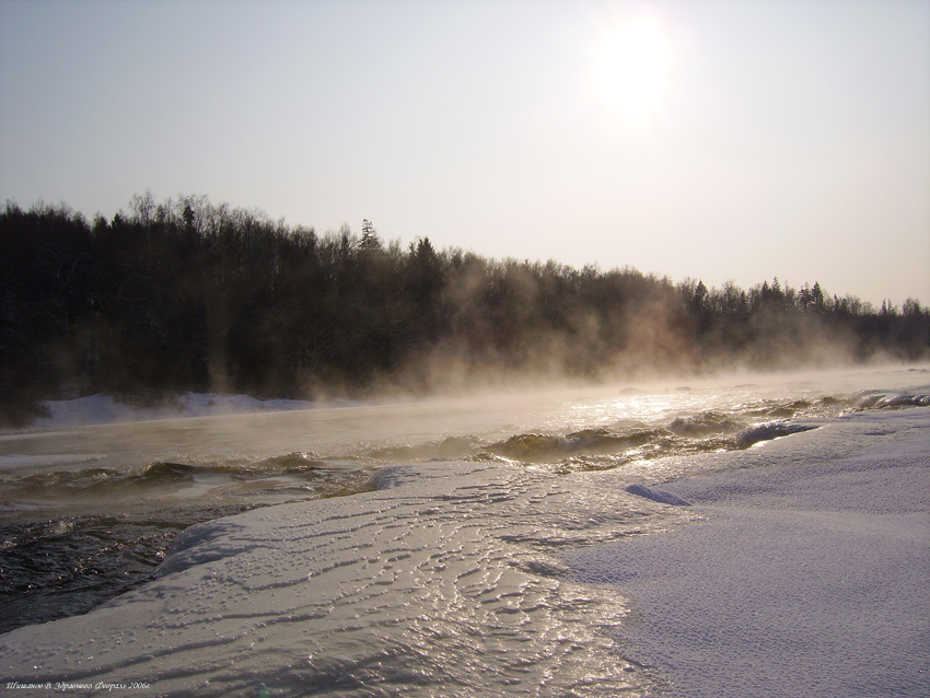 Zdravnevo. Dwina. Februar