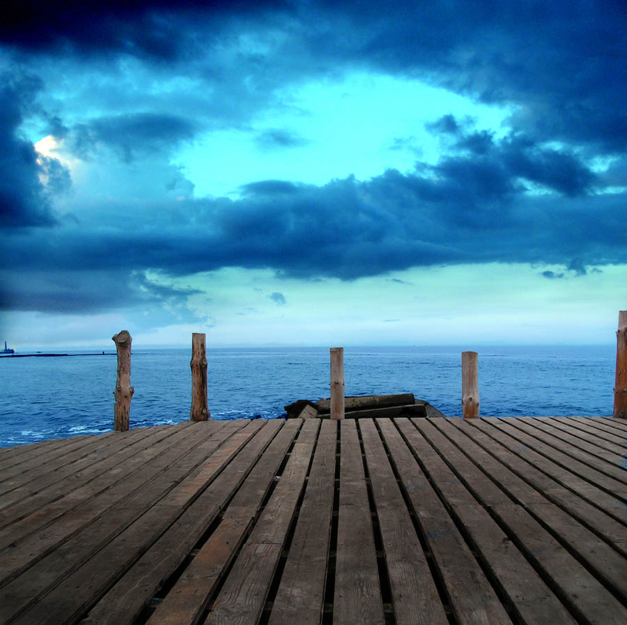 Denken Sie daran, im Herbst Meer