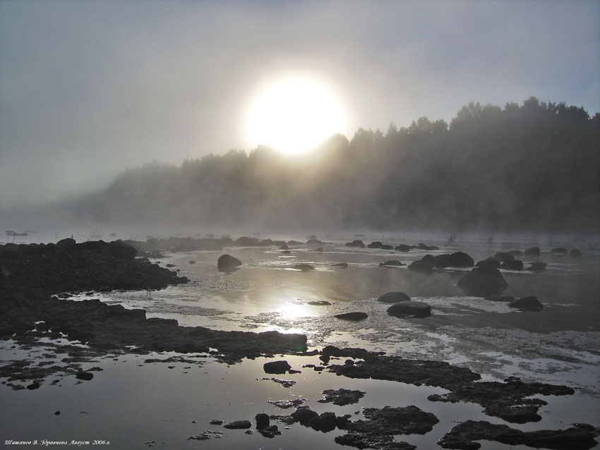 Zdravnevo. Dwina. Dawn
