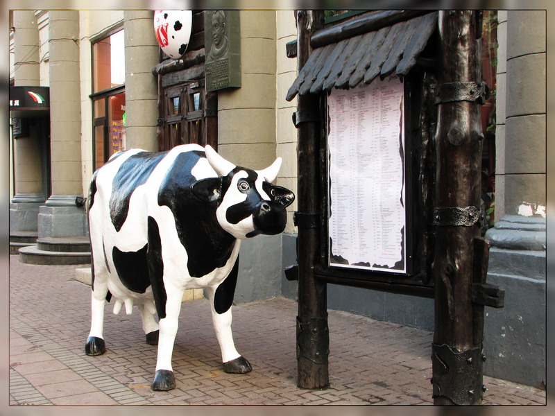 Wandern entlang der Arbat ...