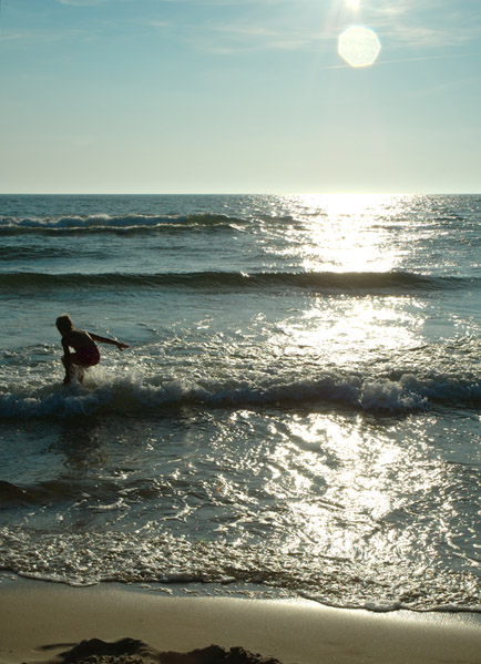 Bouncing auf den Wellen