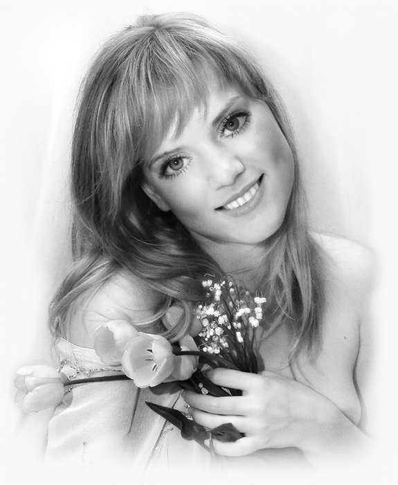 Porträt einer schönen Mädchen