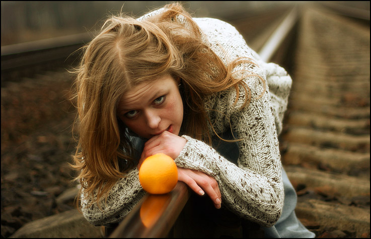 von Eisenbahn-und orange ..